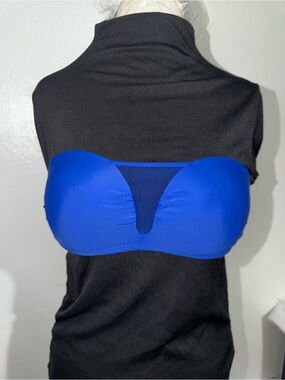No Boundaries Royal Blue Strapless Bandeau